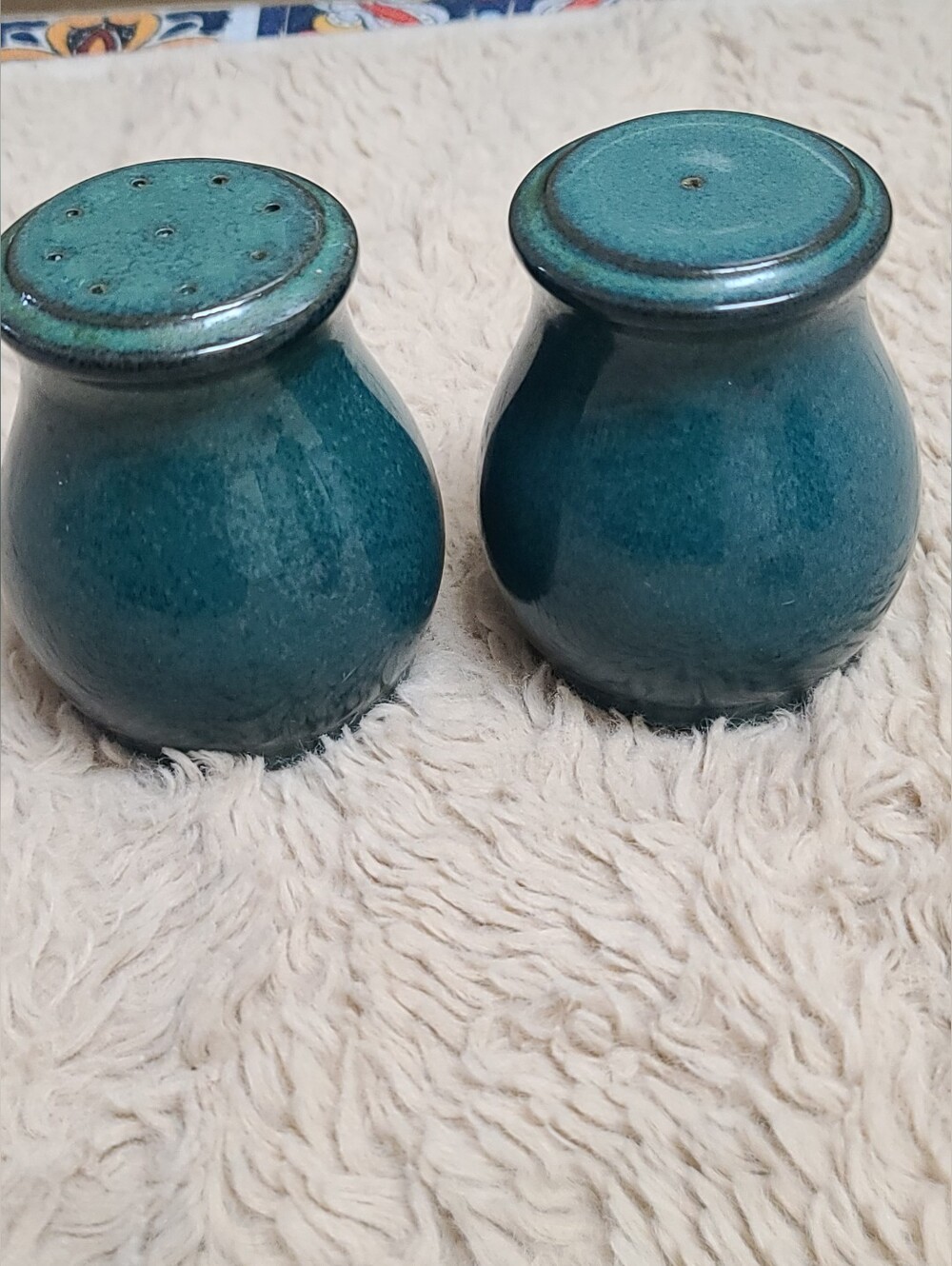 Denby Salt and Pepper Pot Shaker Set, Pottery Cruet Set